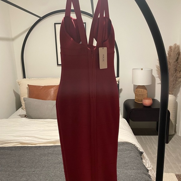 NWT House of CB San Jose dress, color- raspberry, size S - Picture 4 of 6